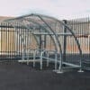 10 Space Moon Cycle Shelter with Toastracks installed outside