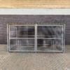 10 Space Cambridge Shelter with Mesh Cladding and Gate