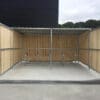 10 Space Amazon Eco Shelter Eco Shelter with timber cladding and swing front gates