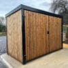 10 Space Amazon Eco Cycle Shelter with swing gates