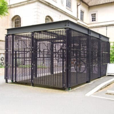 20 Space Impregnable Bike Store installed externally