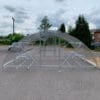 20 space original enclosure with galvanised steel framing installed in a carpark