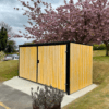 10 Space Amazon Eco Shelter installed outside