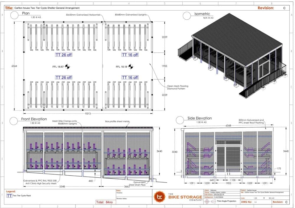 Bespoke Cycle Storage Design - The Bike Storage Company