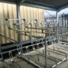 Fixed Two Tier Bike Rack installed in a bike shelter area
