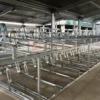 Fixed Two Tier Bike Rack installed in a bike shelter area
