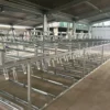 Fixed Two Tier Bike Rack installed in a bike shelter area