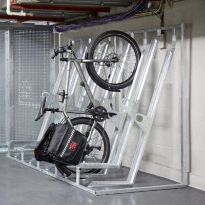 Semi Vertical Cycle Rack