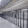 solo vertical bike racks stored in underground cycle storage