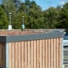 40 Space Amazon Eco Bike Shelter with Sedum Roofing