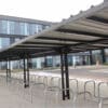 big bird gullwing installed in an outdoor carpark
