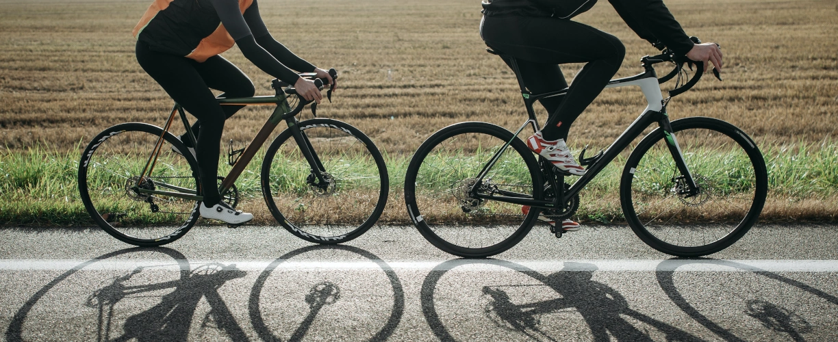 cyclists on road