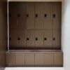 Westminster Locker installed in an underground cycle storage facility, for end of journey facilities.