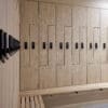 Row of Westminster Lockers installed in an End Of Trip Cycle Commuter Area