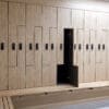 Row of Westminster Lockers installed in an End Of Trip Cycle Commuter Area