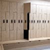 Row of Westminster Lockers installed in an End Of Trip Cycle Commuter Area