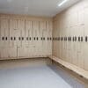 Row of Westminster Lockers installed in an End Of Trip Cycle Commuter Area