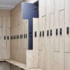 Row of Westminster Lockers installed in an End Of Trip Cycle Commuter Area
