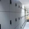 Camden Clothing Lockers installed in an internal cycle storage facility for end of journey