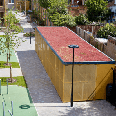 Dartmoor Sedum Roof Cycle Shelter