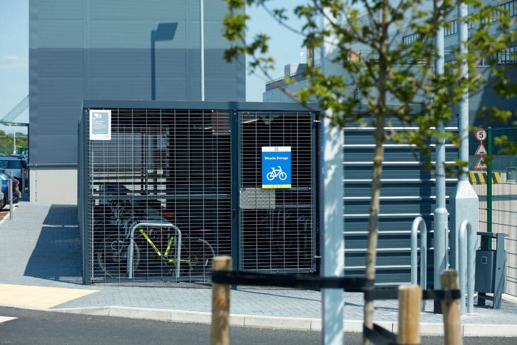 in a commercial environment