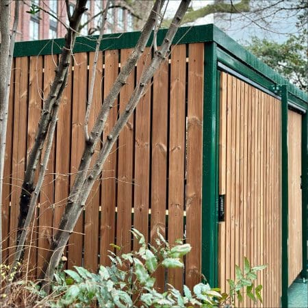10 Space Amazon Eco Shelter Eco Shelter with timber cladding