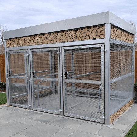 Habitat Panel Shelter w/ Sheffield Stands