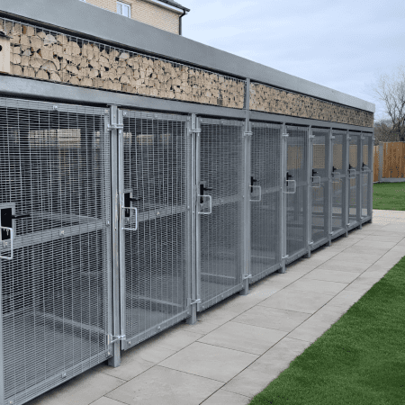 Habitat Panel Shelter w/ Sheffield Stands