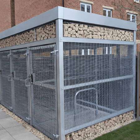 Habitat Panel Shelter w/ Sheffield Stands