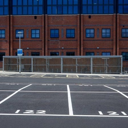 40 Space Amazon Eco Bike Shelter with Sedum Roofing