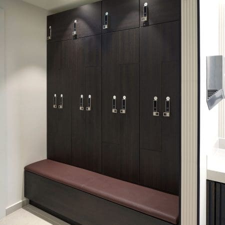 Westminster Locker installed in the locker room of a commercial property