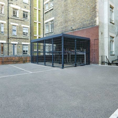 Bespoke 22 Space Greenwich Two Tier Cycle Shelter