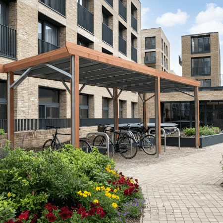Windsor Cycle Shelter 1